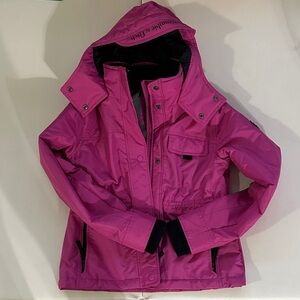 Pink waterproof jacket